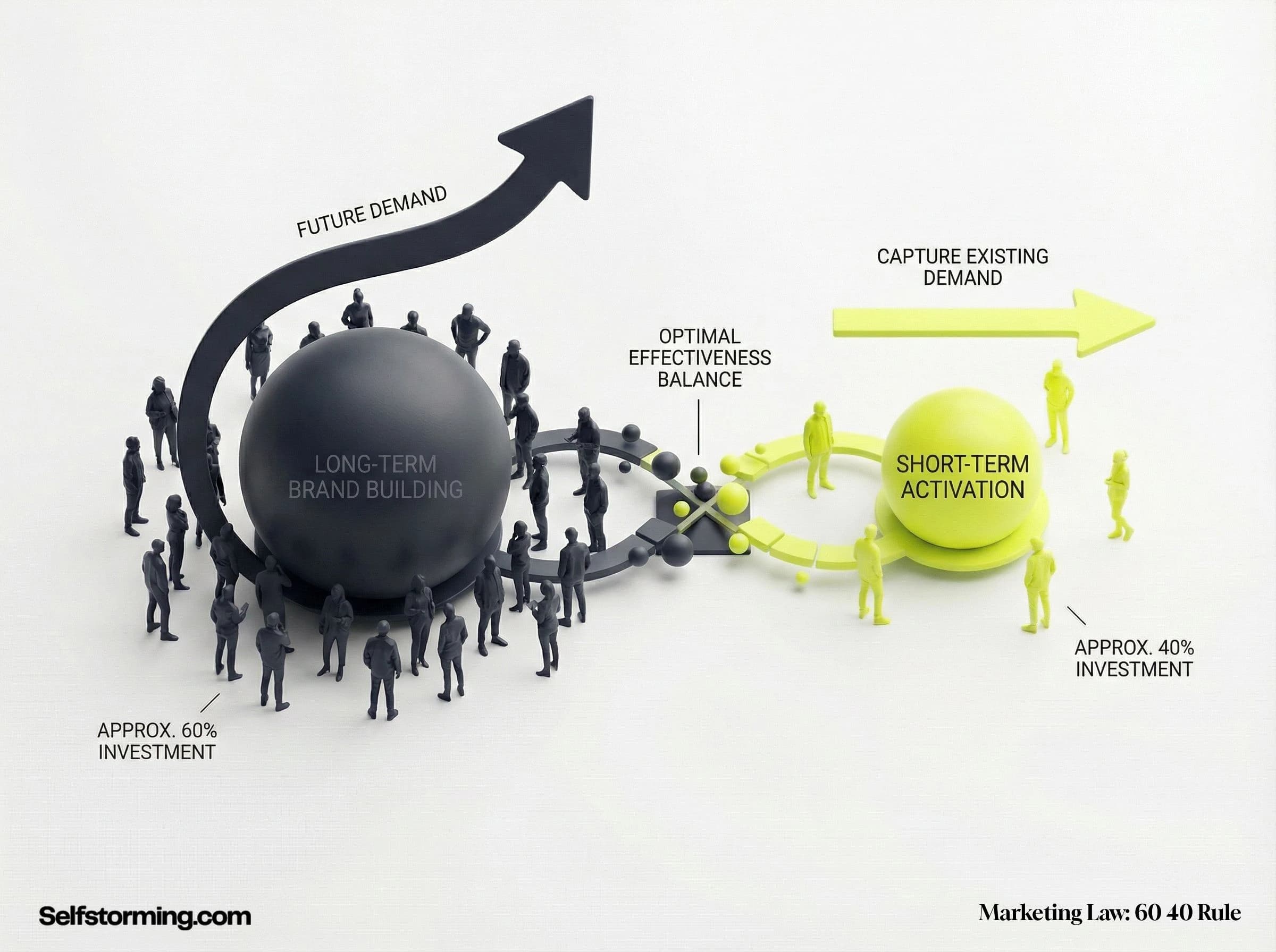 60/40 Rule (Contextual) mechanism diagram - How 60/40 Rule (Contextual) works in consumer behavior and marketing strategy
