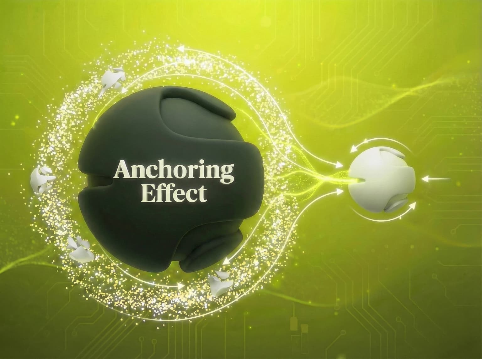 The Anchoring Law marketing law: Influence the price before the sale. - Visual illustration showing key concepts and examples