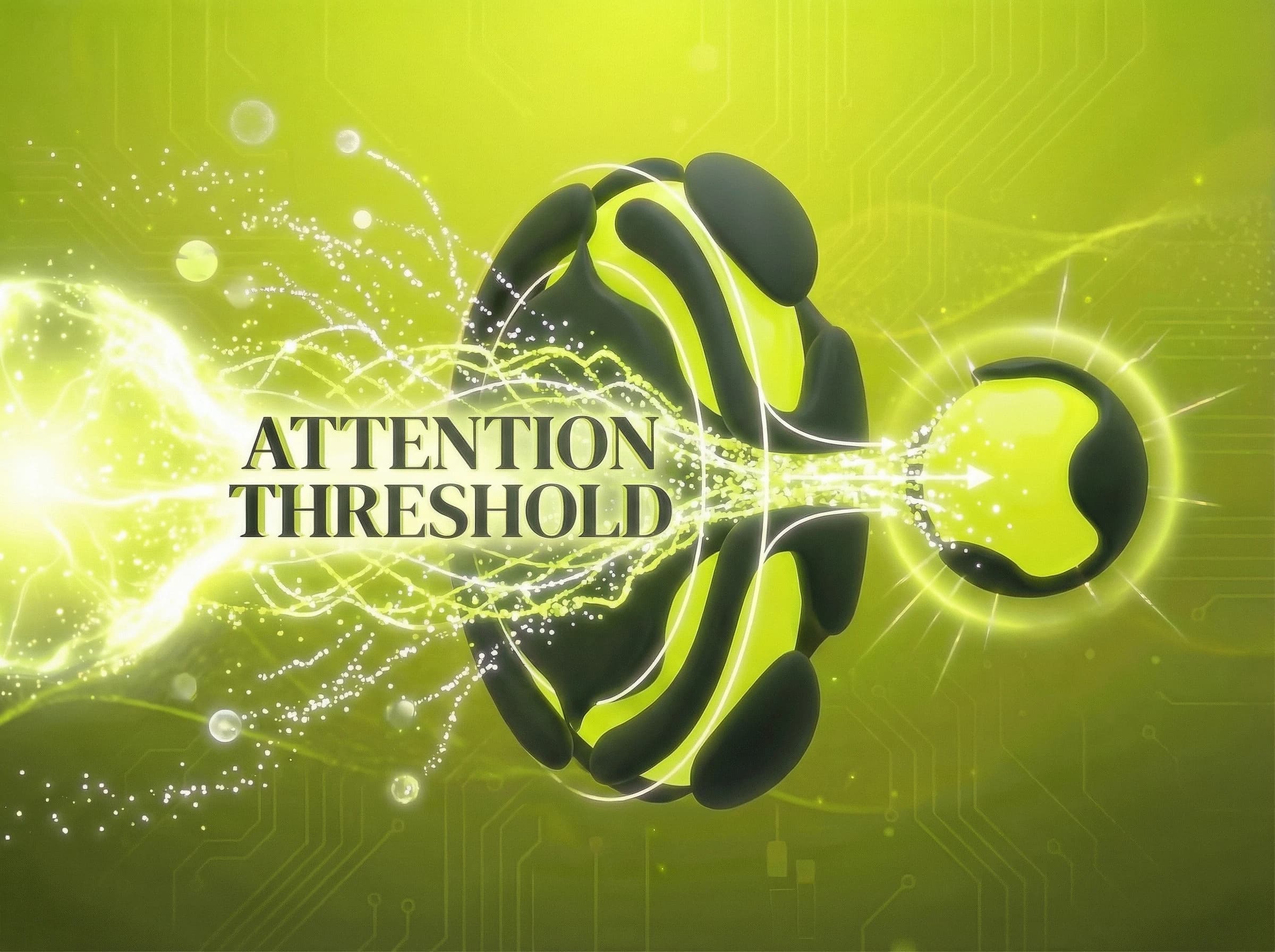 Attention Threshold marketing law: Two seconds is not enough attention. - Visual illustration showing key concepts and examples