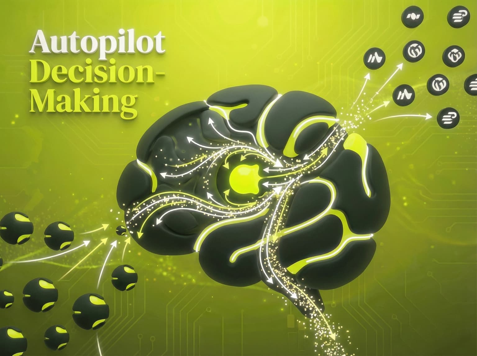 The Autopilot Law marketing law: Most buying happens on autopilot. - Visual illustration showing key concepts and examples