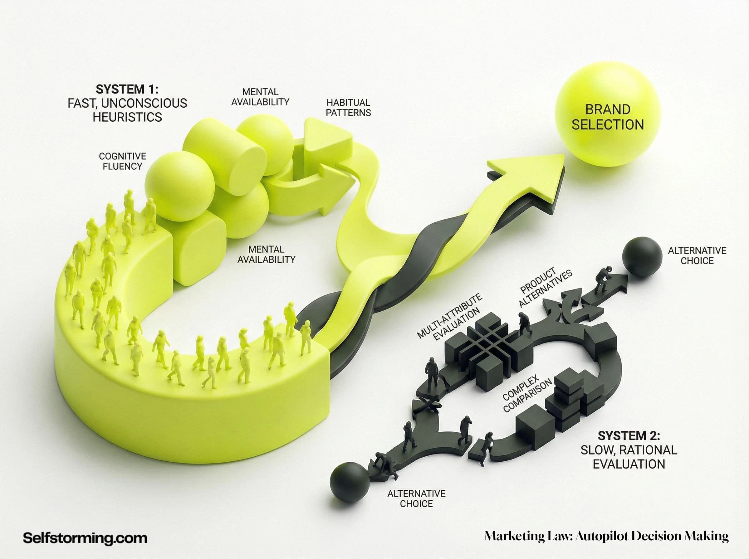 Autopilot Decision-Making mechanism diagram - How Autopilot Decision-Making works in consumer behavior and marketing strategy