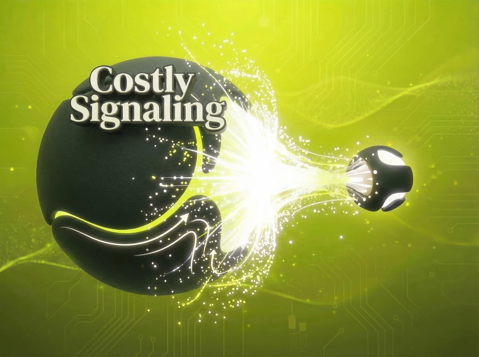 The Law Of Costly Signaling marketing law: Quality brands aren't afraid to spend. - Visual illustration showing key concepts and examples