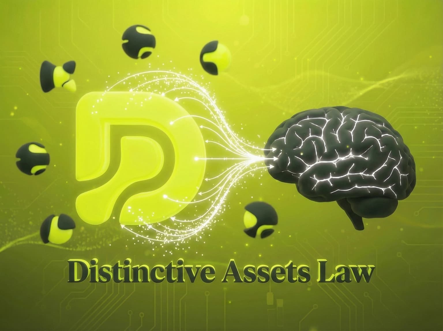 Distinctive Assets Law marketing law: Assets matter more than brand personality. - Visual illustration showing key concepts and examples