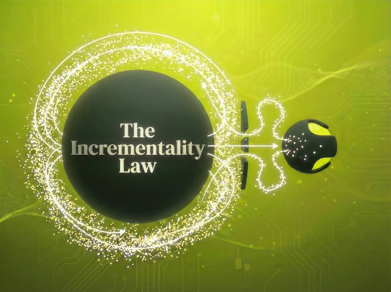 The Incrementality Law marketing law: Measure the sales that actually matter. - Visual illustration showing key concepts and examples