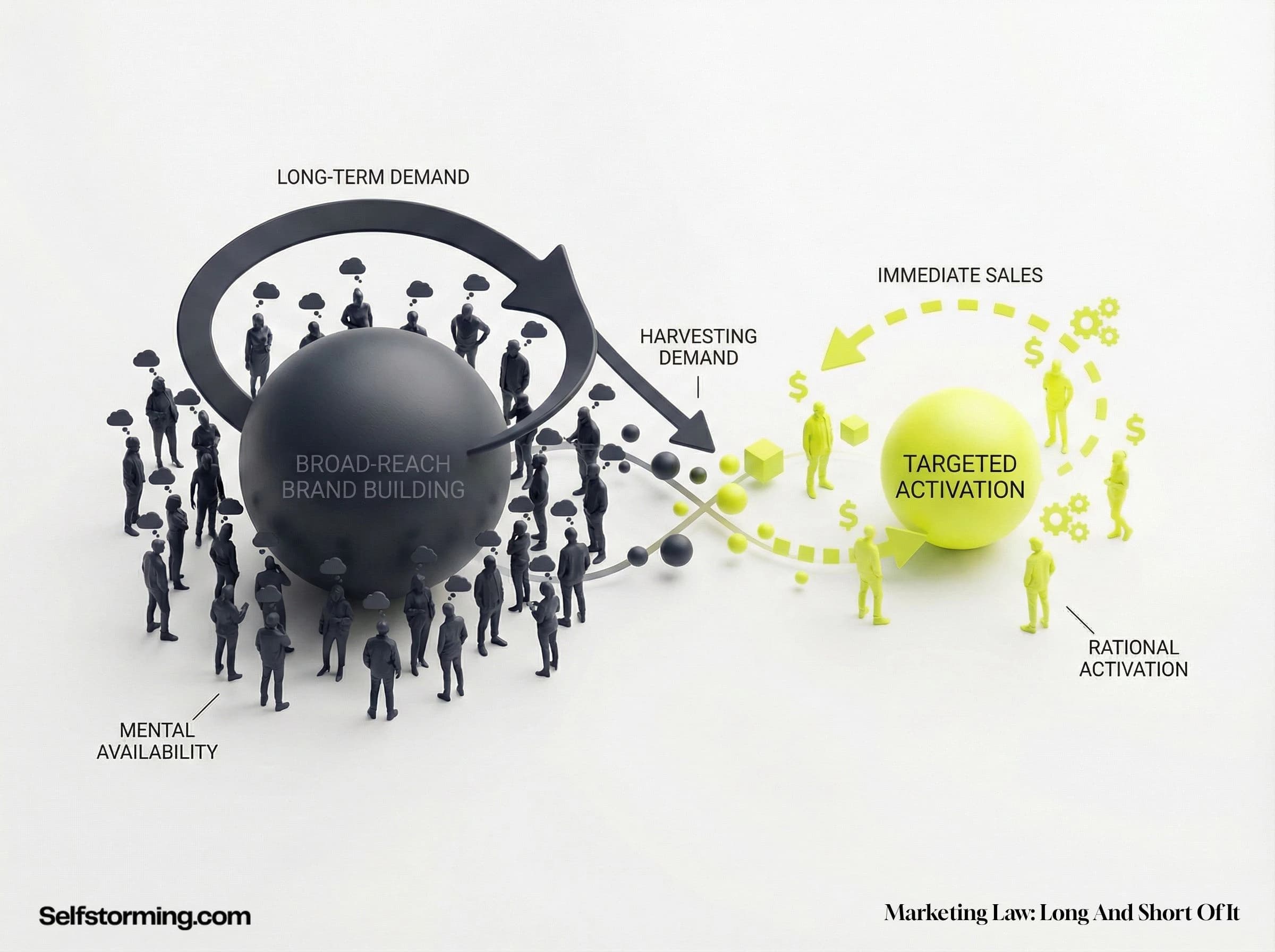 Long and Short of It mechanism diagram - How Long and Short of It works in consumer behavior and marketing strategy