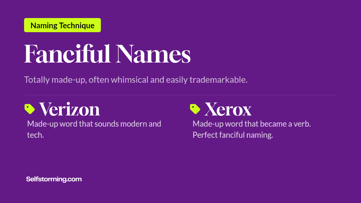 Fanciful Names - Brand naming technique with examples