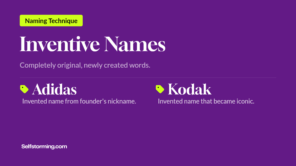 Inventive Names - Brand naming technique with examples