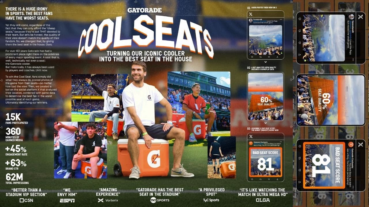 Gatorade: Cool Seats