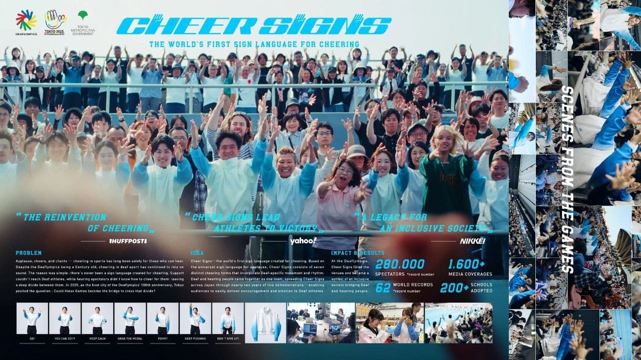 TOKYO METROPOLITAN GOVERNMENT: Cheer Signs