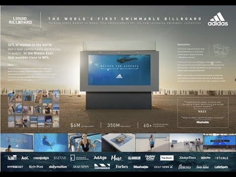 adidas: Liquid Billboard