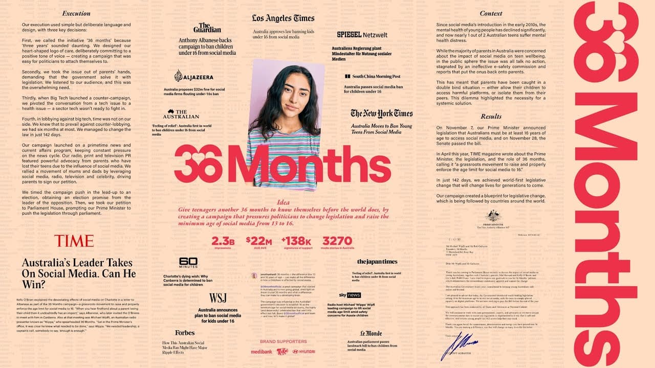 36 Months: 36 Months