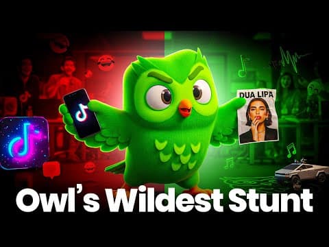 Duolingo: Chaotic Owl on TikTok