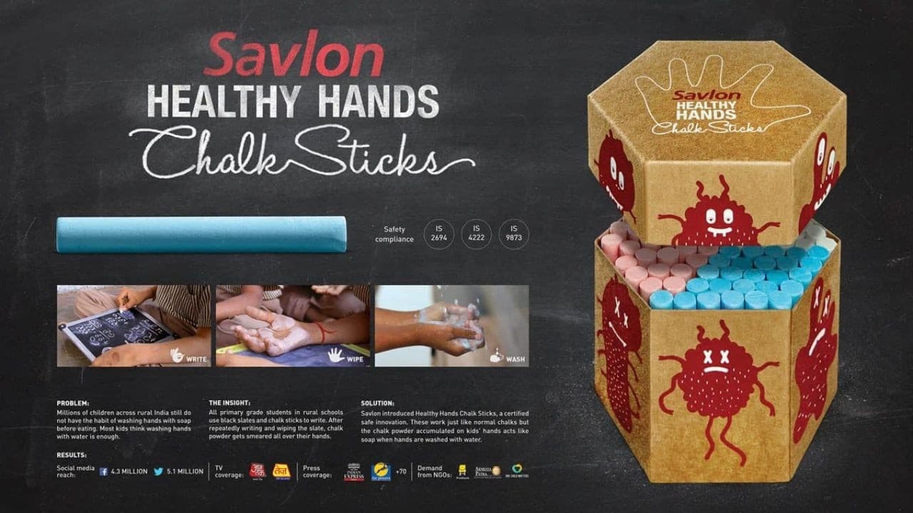 ITC Savlon: Healthy Hands Chalk Sticks
