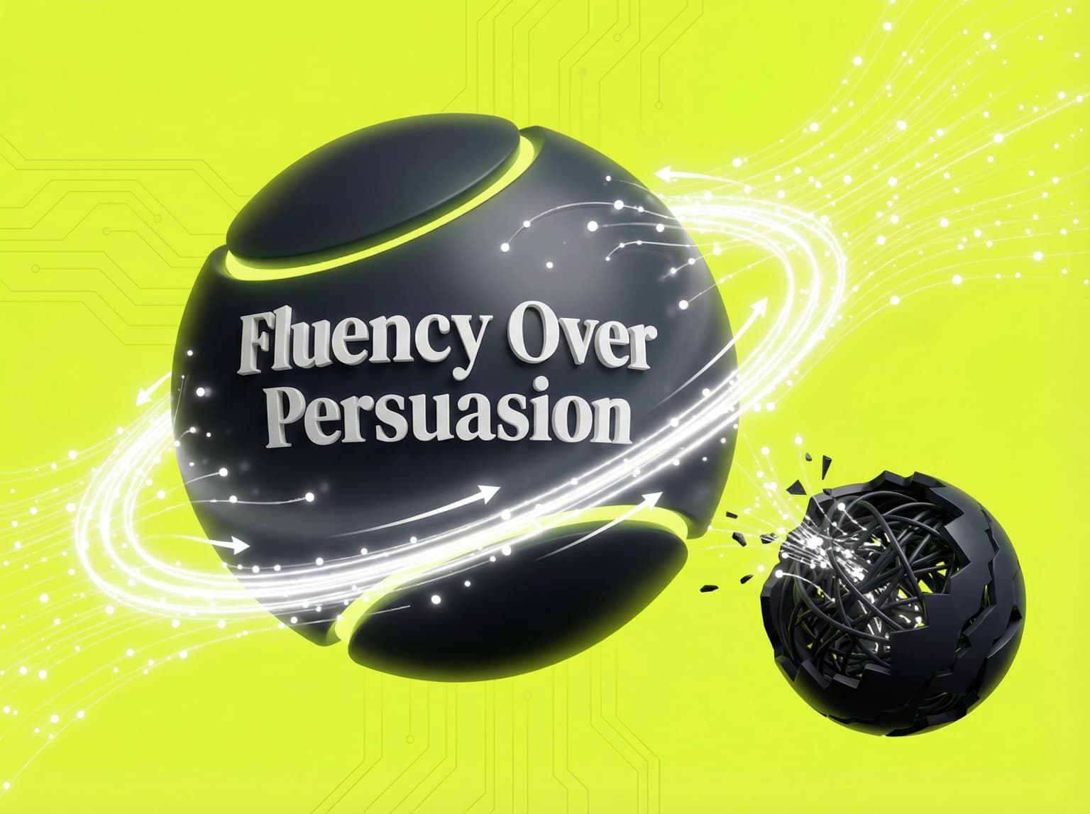 The Law Of Fluency marketing law: Don't be smart, just be easy. - Visual illustration showing key concepts and examples