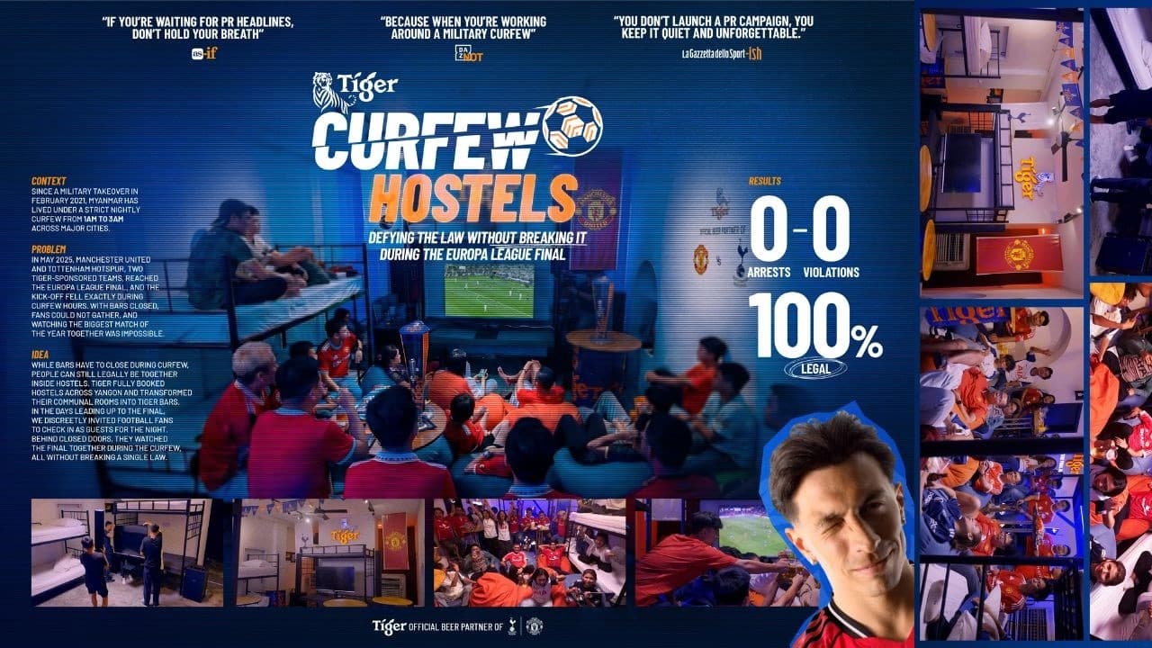 Tiger Beer: Curfew Hostels