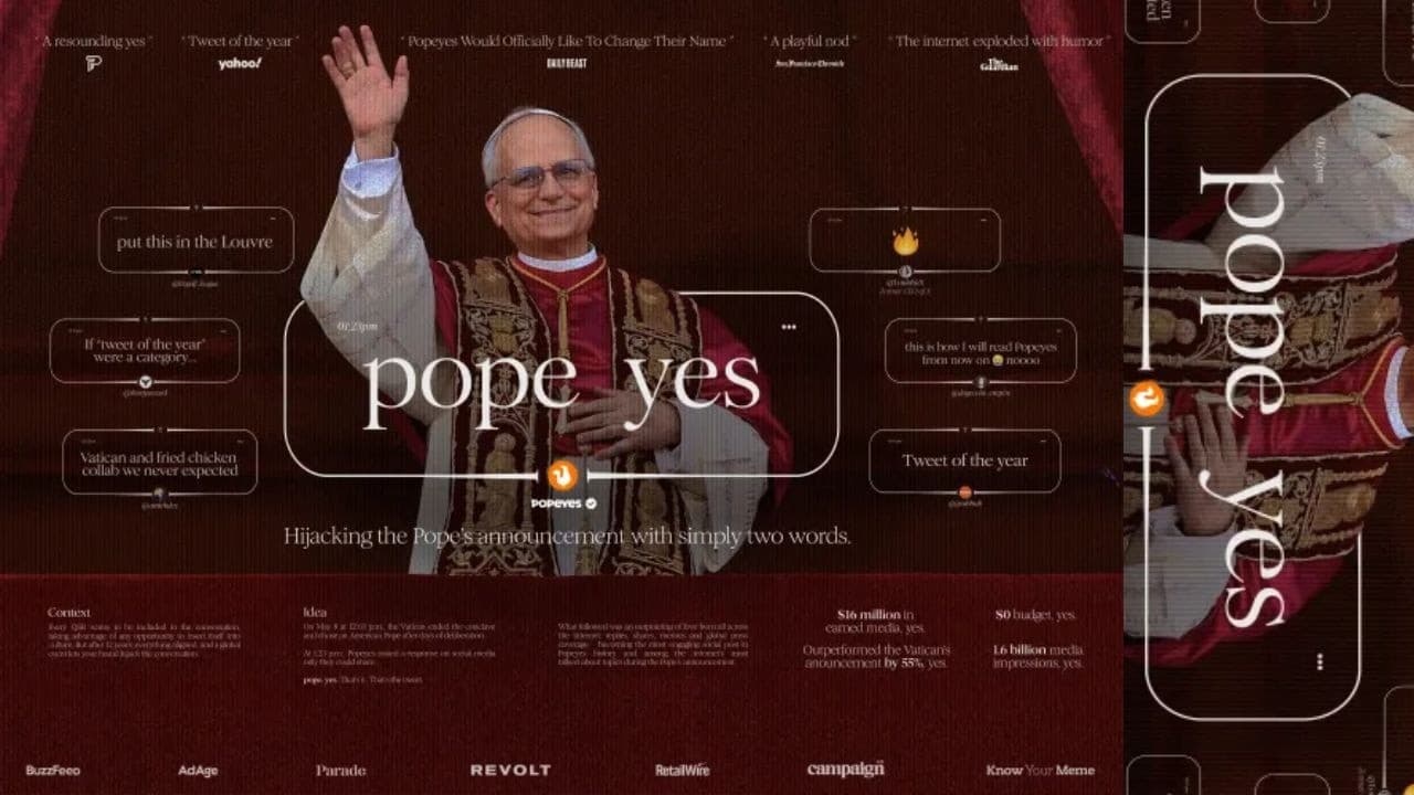 Popeyes: Pope Yes