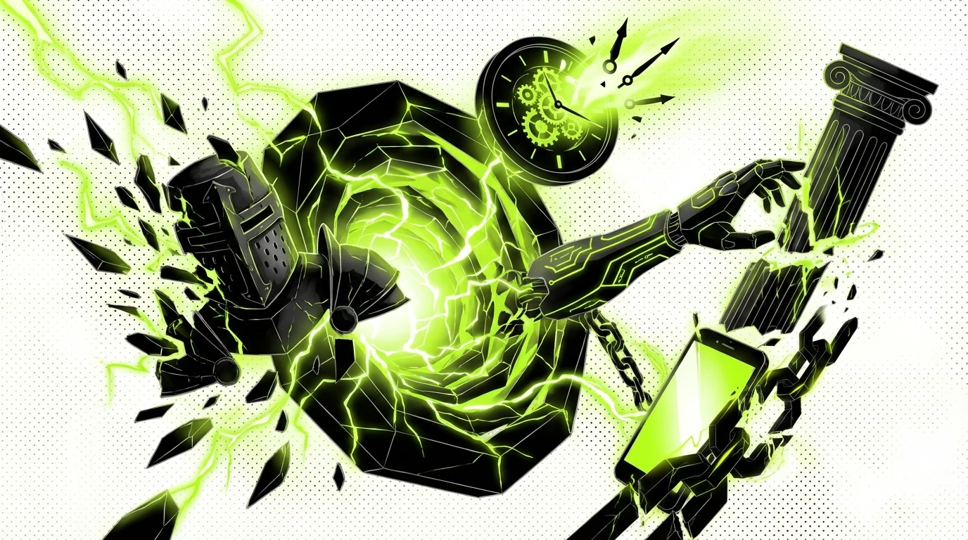 Spacetime Warp creative technique example